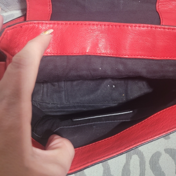 Rebecca Minkoff Elle Red Gold Mini Leather Stud - Picture 7 of 13